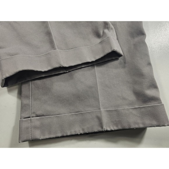 Jos A Bank travellers 34x32 (34×31) grey pleated pocket slacks career ^ - Picture 3 of 6